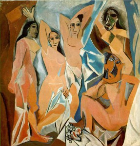 P. Picasso "Avignon Maidens"