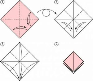 квадрат оригами